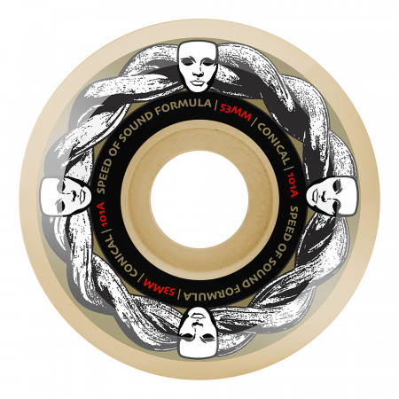 Ruote Skateboard OPERA Assymetrical Shape 53mm 101a