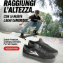 Scarpe Skateboard LAKAI CAMBRIDGE Black/Black Suede