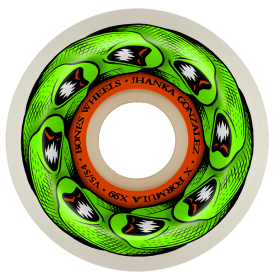 Ruote Skateboard BONES X-Formula v5 54 mm 99a duro Shape sidecut