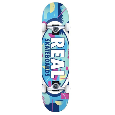 Skateboard Completo REAL Outrun Oval Blue 8.25" x 32.2"
