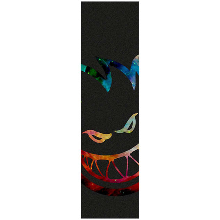 Grip tape Skateboard SPITFIRE Bighead Galaxy Fill Griptape Sheet 9″ x 33″ Black
