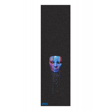 Grip tape Skateboard OPERA Grip Logo face 9″ x 33″ Black