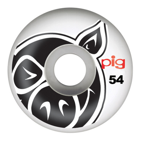 Skateboard Wheels PIG Pig Head Natural 54mm 99a duro