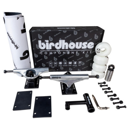 BIRDHOUSE Kit Componenti Skateboard Truck 5.5" Ruote 52mm Cuscinetti Abec 7