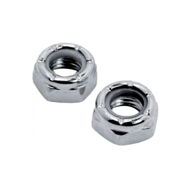 Set di due dadi autobloccanti in acciaio inossidabile per ruote skateboard