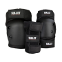 Ginocchiere + Gomitiere + Polsiere bambino BULLET Junior set Skateboard Black taglia unica
