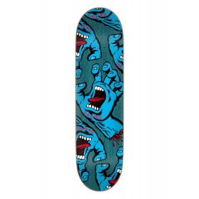 SANTA CRUZ Skateboard Crescent Bone Hand 8.25" x 31.83"