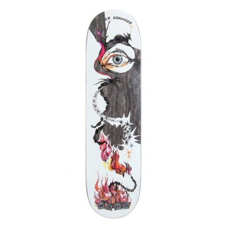 WKND Skateboard deck fire Schmidt 8,5" x 31,75" grey