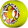 Ruote Skateboard POWELL PERALTA Cross Bones Skateboard Wheels 64mm 97a Yellow