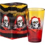 Bicchiere POWELL PERALTA Ripper Pint GlassPowell Yellow/Red Fade
