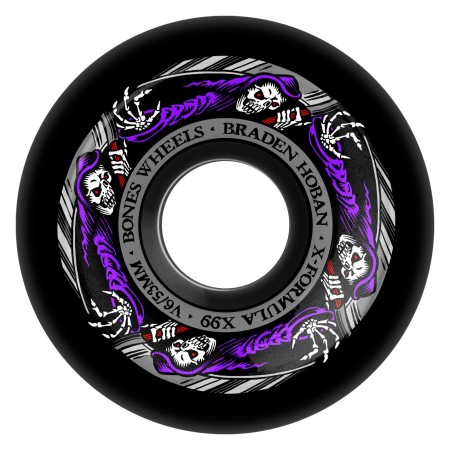 Ruote Skateboard BONES X-Formula V6 Wide-Cut Hoban Reaper 53mm 99A