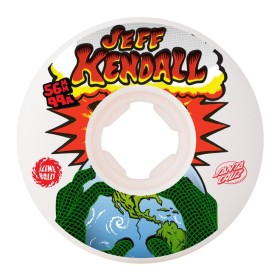 Ruote Skateboard SANTA CRUZ Slime Balls Kendall End of the World Reissue Chubbies White 99a