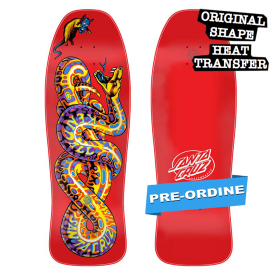 PRE-ORDER Reissue Deck SANTA CRUZ Kendall Snake Deck 9,975" x 30.125" red
