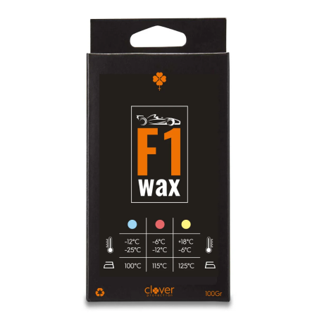 Clover F1 Wax Gialla + 18° - 6° Sciolina per snowboard e sci