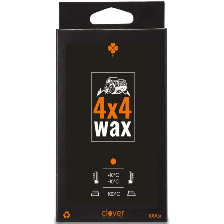 Clover 4x4 Wax Arancione + 10° - 10° Sciolina per snowboard e sci