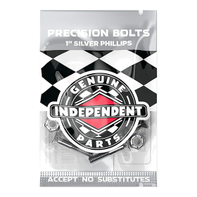 Viti truck Skateboard INDEPENDENT Genuine Parts Phillips bolts 1" in Silver Black