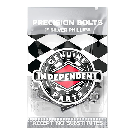 Viti truck Skateboard INDEPENDENT Genuine Parts Phillips bolts 1" in Silver Black