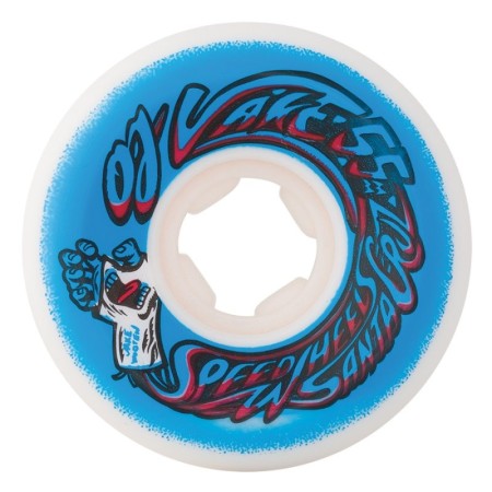 Ruote Skateboard OJ Wooten Screaming Cast Elite White Blue Hardline 53mm 101a