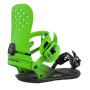 Attacco Snowboard UNION Strata colore Acid Green