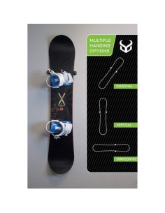 Wedge Wall Mounts Snowboard DEMON Black 2