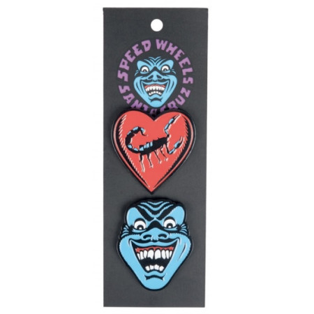 SANTA CRUZ Speed Wheels Pin Set 2 spille in metallo