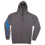 Felpa LIB TECH Field colore Grey logo Blue