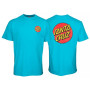 Maglietta T-shirt SANTA CRUZ Classic Dot colore Aqua
