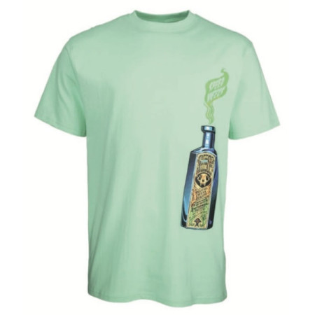 Maglietta T-shirt SANTA CRUZ Snake Oil colore Jade Green