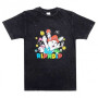 Maglietta T-shirt RIPNDIP Nermio Black Mineral Wash