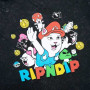Maglietta T-shirt RIPNDIP Nermio Black Mineral Wash