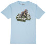 Maglietta T-shirt DGK Puppy Love colore Powder Blue
