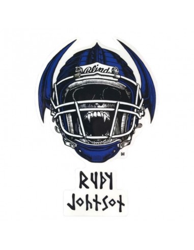 BLIND Heritage Rudy Johnson Jock Skull Sticker