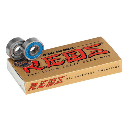 Confezione originale da 8 cuscinetti Bones Big Balls Reds per skateboard