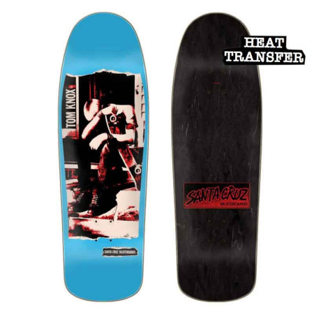Tavola Skateboard Old School Deck SANTA CRUZ Tom Knox Punk Blue 9,89" x 31,75"