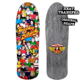 Tavola skateboard vintage shaped Powell Peralta Bucky Lasek Stadium 10 pollici grafica 1990