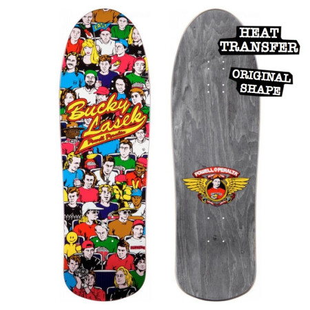 Tavola skateboard vintage shaped Powell Peralta Bucky Lasek Stadium 10 pollici grafica 1990