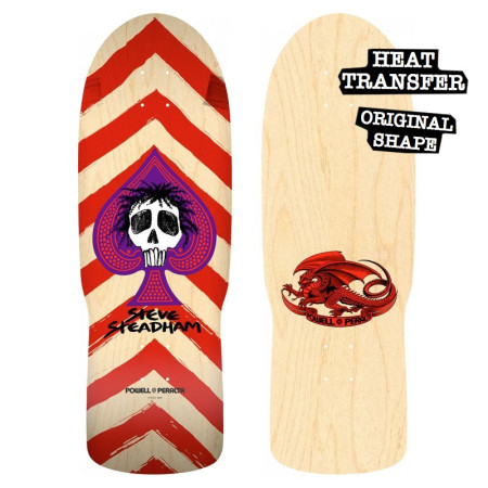 POWELL PERALTA Skateboard Steadham Spade Deck Red/Nat