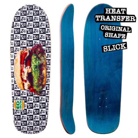 Tavola Skateboard Old School PRIME Ed Templeton Veggie Burger Slick 9,825" x 30"