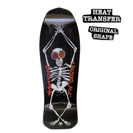 Skateboard Deck VISION Groholski Skeleton 10,25" x 30" Black
