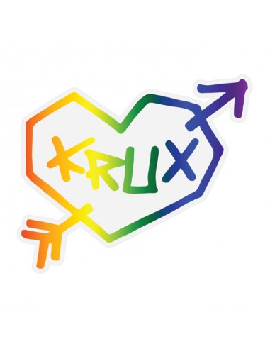 Adesivo stickers KRUX Logo Rainbow 13...