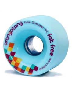 Ruote Fat Free azzurro 77a 65mm