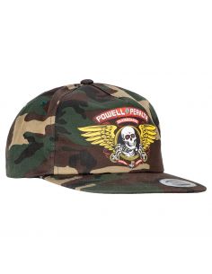 Snapback INDEPENDENT POWELL PERALTA Winged Ripper color camo green