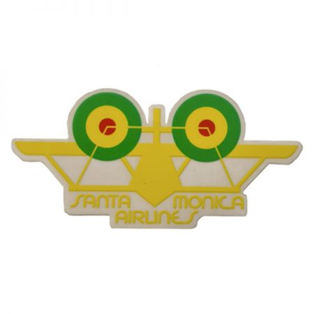 SANTA MONICA AIRLINES Logo Plane