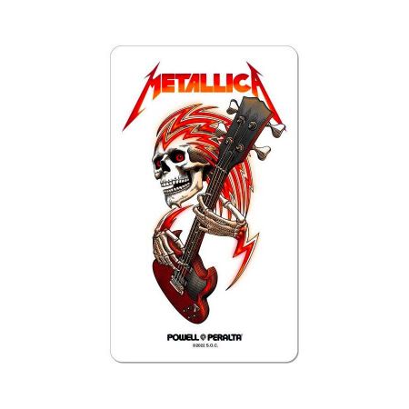 Adesivo POWELL PERALTA Metallica Collabo trasparente