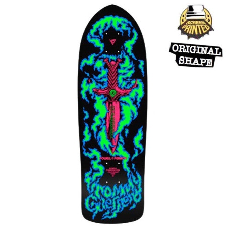 POWELL PERALTA Bones Brigade Deck Tommy Guerrero Flaming Dagger 14th Series