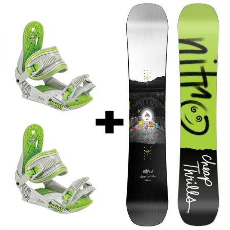 Snowboard + Bindings NITRO Cheap...