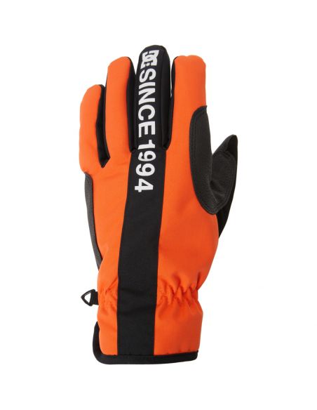Tecnical Snowboard Ski Glove DC Salute Orange Black