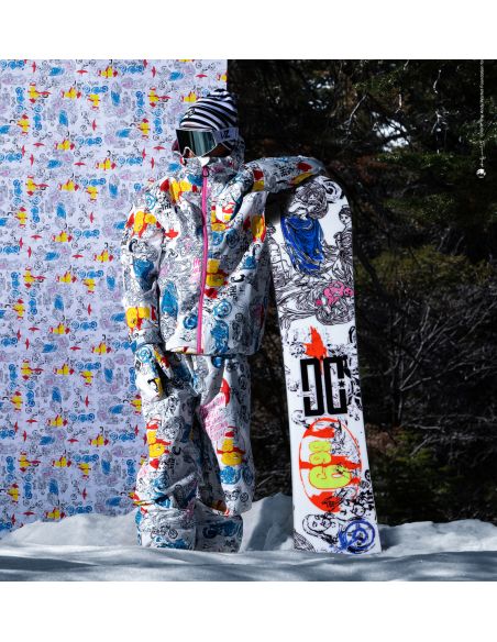 Tavola Snowboard DC Andy Warhol PBJ misura 153 cm