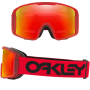 Maschera Snowboard OAKLEY Line Miner Redline Prizm Torch Iridium