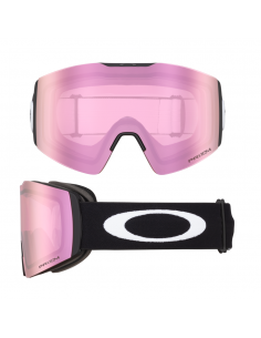 Maschera Snowboard OAKLEY Fall Line Fascia Matte Black Lente Prizm Rose Gold iridium 2